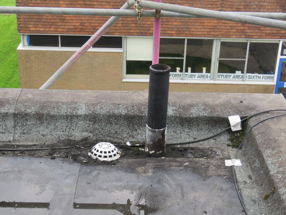 Daklekkage in Bakel Daklekkage in Bakel